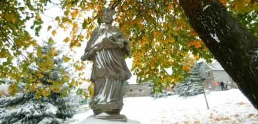 Sníh na Božím Daru na konci léta (ilustrační foto).